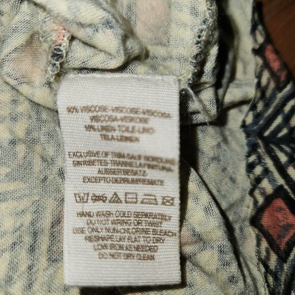 Free People Woven Knit Shoulder Diamond Patterned Slub Dolman Sleeve Top Sm - Picture 13 of 14